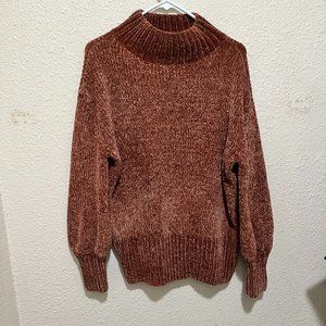 Cynthia Rowley Chenille Mockneck Sweater